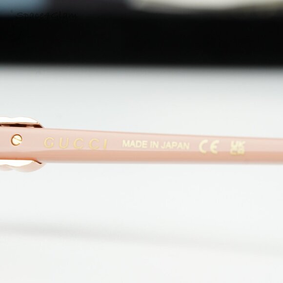 Gucci Women Sunglasses Gold Pink Violet Geometric GG1593S 003 BRAND NEW - Picture 6 of 10